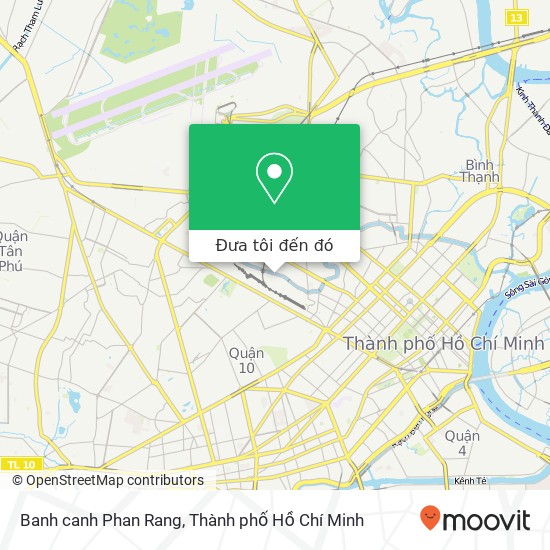 Bản đồ Banh canh Phan Rang