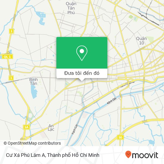 Bản đồ Cư Xá Phú Lâm A