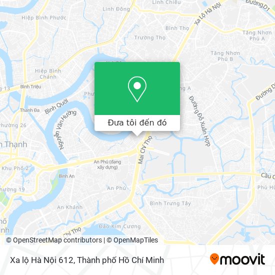 Bản đồ Xa lộ Hà Nội 612