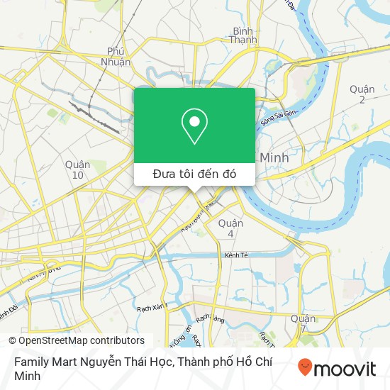 Bản đồ Family Mart Nguyễn Thái Học