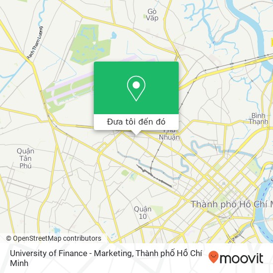 Bản đồ University of Finance - Marketing