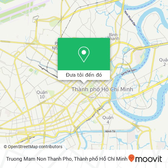 Bản đồ Truong Mam Non Thanh Pho