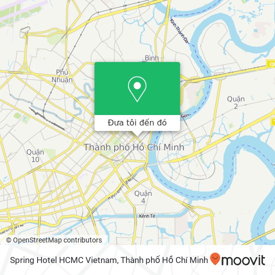 Bản đồ Spring Hotel HCMC Vietnam