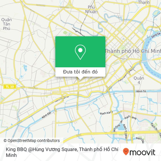 Bản đồ King BBQ @Hùng Vương Square