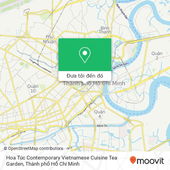 Bản đồ Hoa Túc Contemporary Vietnamese Cuisine Tea Garden