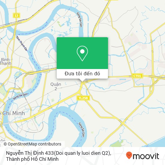 Bản đồ Nguyễn Thị Định 433(Doi quan ly luoi dien Q2)