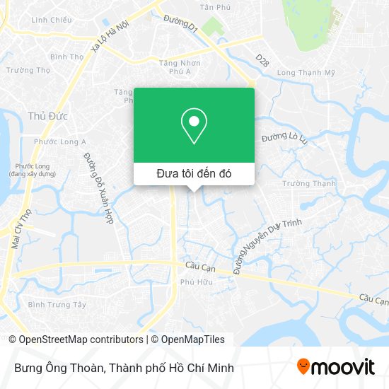 Bản đồ Bưng Ông Thoàn