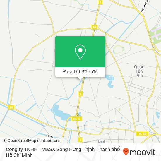 Bản đồ Công ty TNHH TM&SX Song Hưng Thịnh
