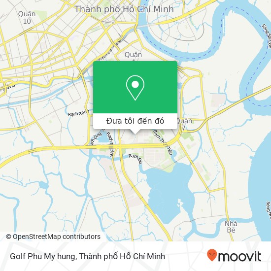 Bản đồ Golf Phu My hung