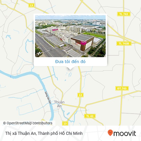 Bản đồ Thị xã Thuận An
