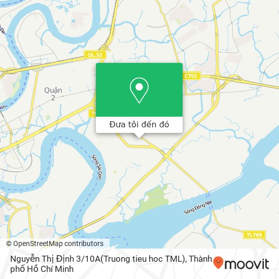 Bản đồ Nguyễn Thị Định 3 / 10A(Truong tieu hoc TML)