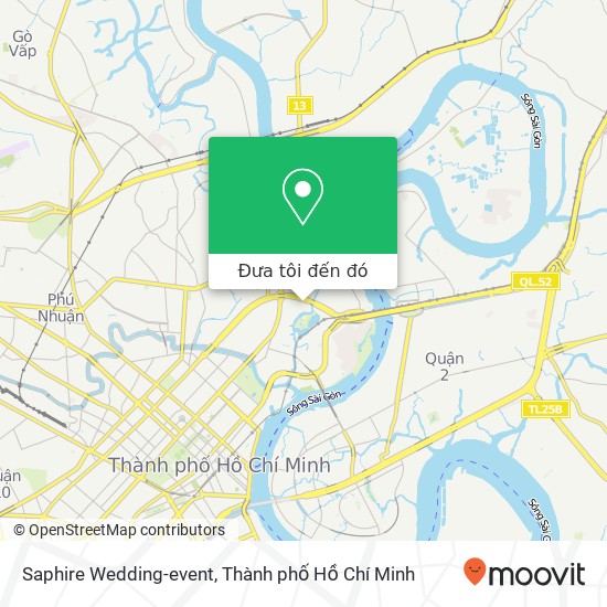 Bản đồ Saphire Wedding-event