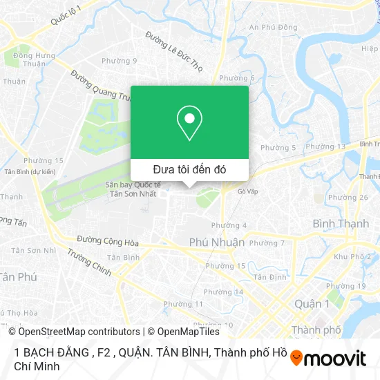 Bản đồ 1 BẠCH ĐẰNG , F2 , QUẬN. TÂN BÌNH
