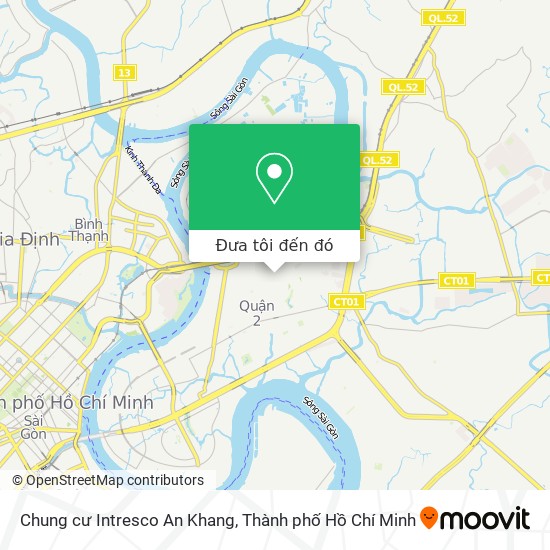 Bản đồ Chung cư Intresco An Khang