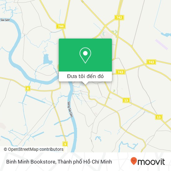 Bản đồ Binh Minh Bookstore