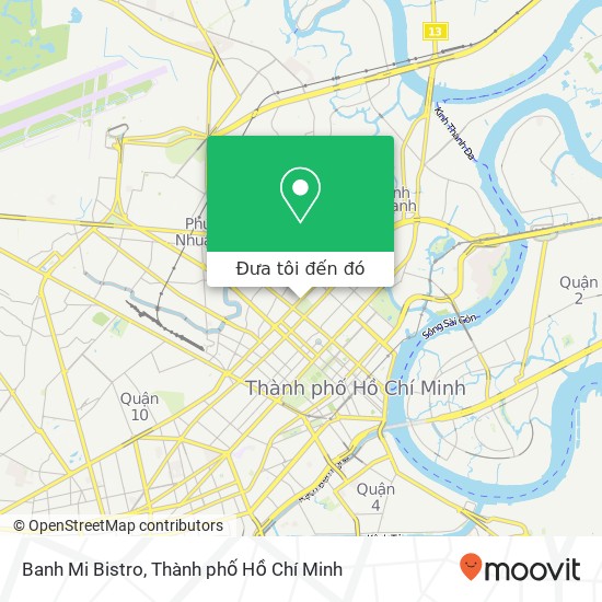 Bản đồ Banh Mi Bistro