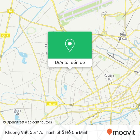 Bản đồ Khuông Việt 55/1A