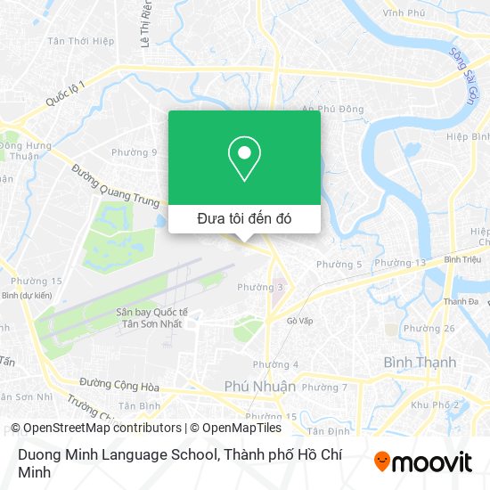 Bản đồ Duong Minh Language School