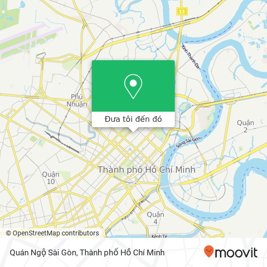 Bản đồ Quán Ngộ Sài Gòn