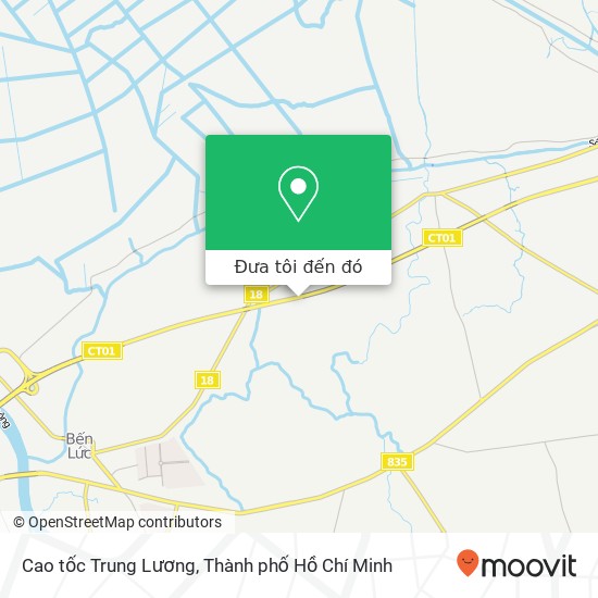 Bản đồ Cao tốc Trung Lương