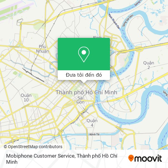 Bản đồ Mobiphone Customer Service