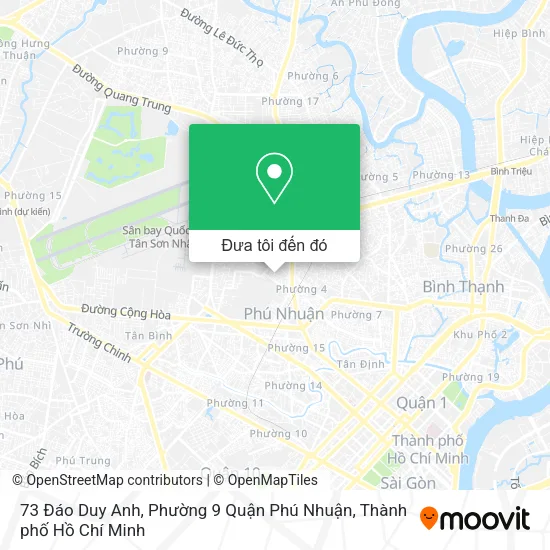 Bản đồ 73 Đáo Duy Anh, Phường 9 Quận Phú Nhuận