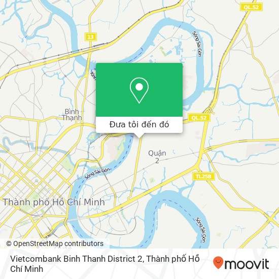 Bản đồ Vietcombank Binh Thanh District 2