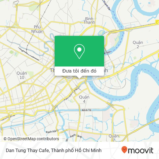 Bản đồ Dan Tung Thay Cafe