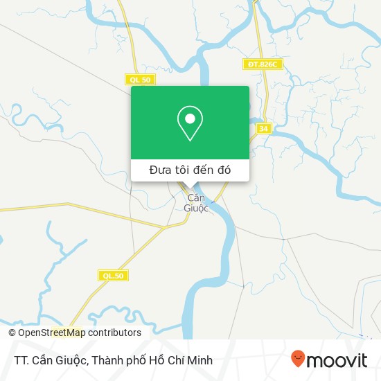 Bản đồ TT. Cần Giuộc