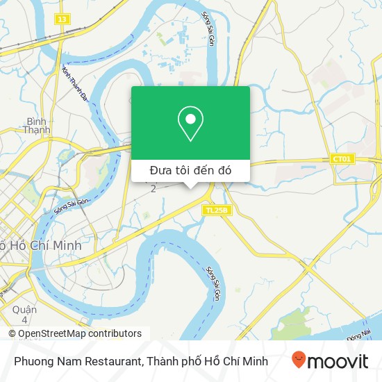 Bản đồ Phuong Nam Restaurant