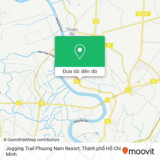 Bản đồ Jogging Trail Phuong Nam Resort