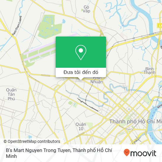 Bản đồ B's Mart Nguyen Trong Tuyen