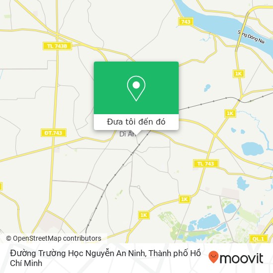 Bản đồ Đường Trường Học Nguyễn An Ninh