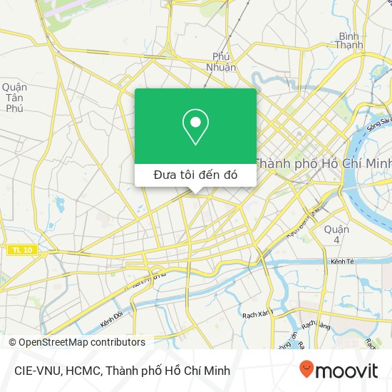 Bản đồ CIE-VNU, HCMC
