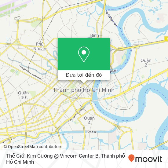 Bản đồ Thế Giới Kim Cương @ Vincom Center B