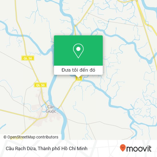 Bản đồ Cầu Rạch Dừa