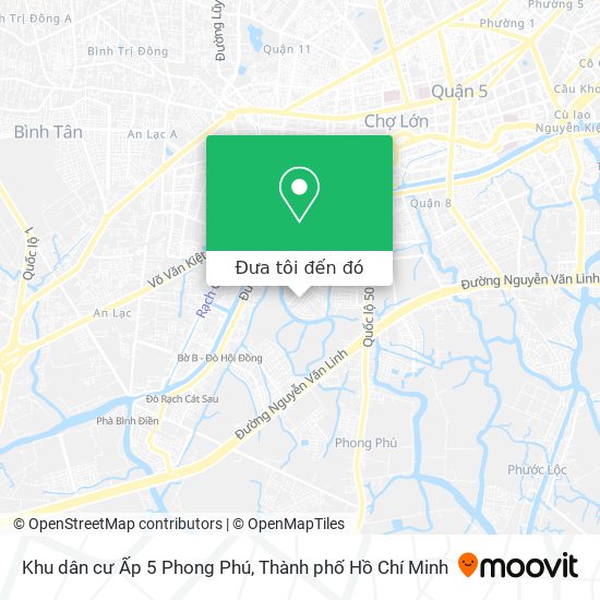 Bản đồ Khu dân cư Ấp 5 Phong Phú