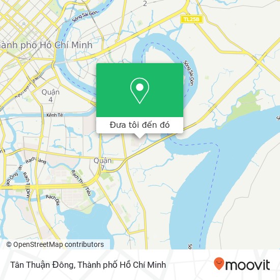Bản đồ Tân Thuận Đông