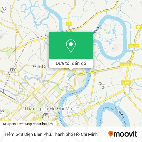 Bản đồ Hẻm 548 Điện Biên Phủ