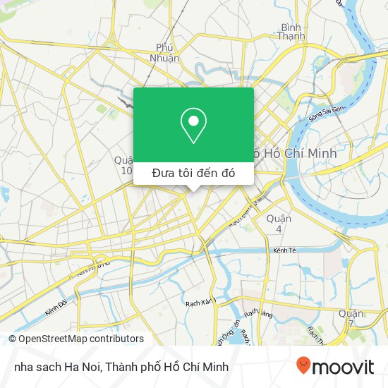 Bản đồ nha sach Ha Noi
