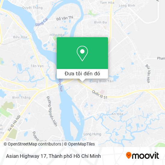 Bản đồ Asian Highway 17