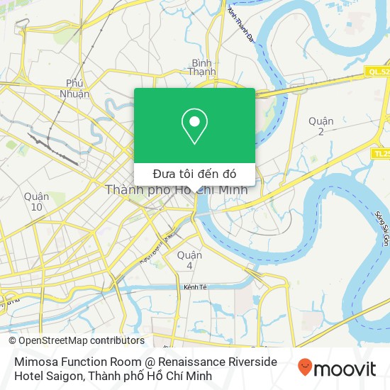 Bản đồ Mimosa Function Room @ Renaissance Riverside Hotel Saigon