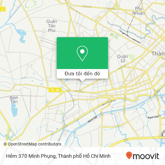 Bản đồ Hẻm 370 Minh Phụng