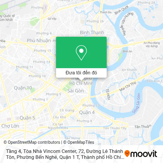 Bản đồ Tầng 4, Tòa Nhà Vincom Center, 72, Đường Lê Thánh Tôn, Phường Bến Nghé, Quận 1 T