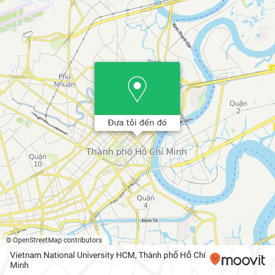Bản đồ Vietnam National University HCM