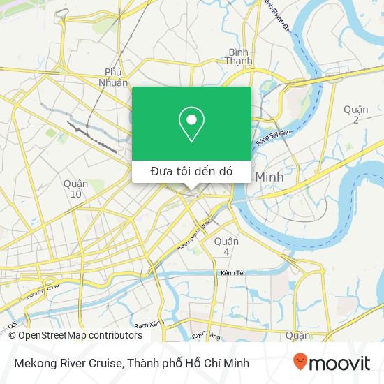 Bản đồ Mekong River Cruise