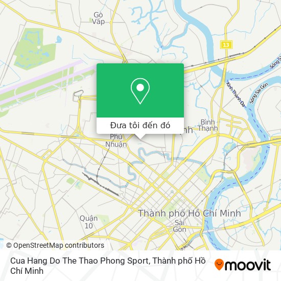 Bản đồ Cua Hang Do The Thao Phong Sport