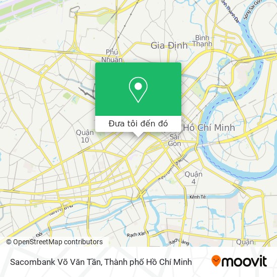 Bản đồ Sacombank Võ Văn Tần