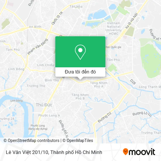 Bản đồ Lê Văn Việt 201/10