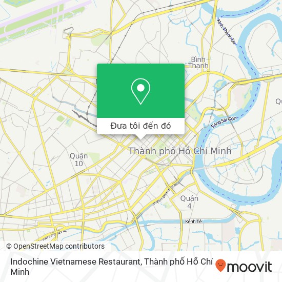 Bản đồ Indochine Vietnamese Restaurant